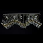 Designer lighting installation with bespoke details