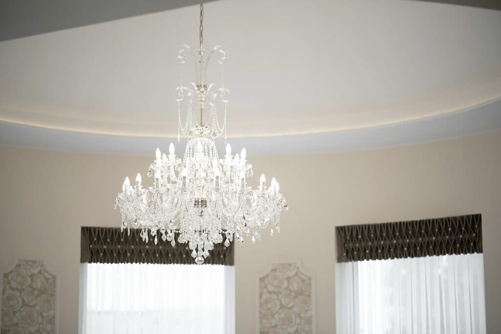 Modern crystal chandelier made in Europe