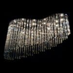 Modern chandelier inspired by traditional craftsmanship