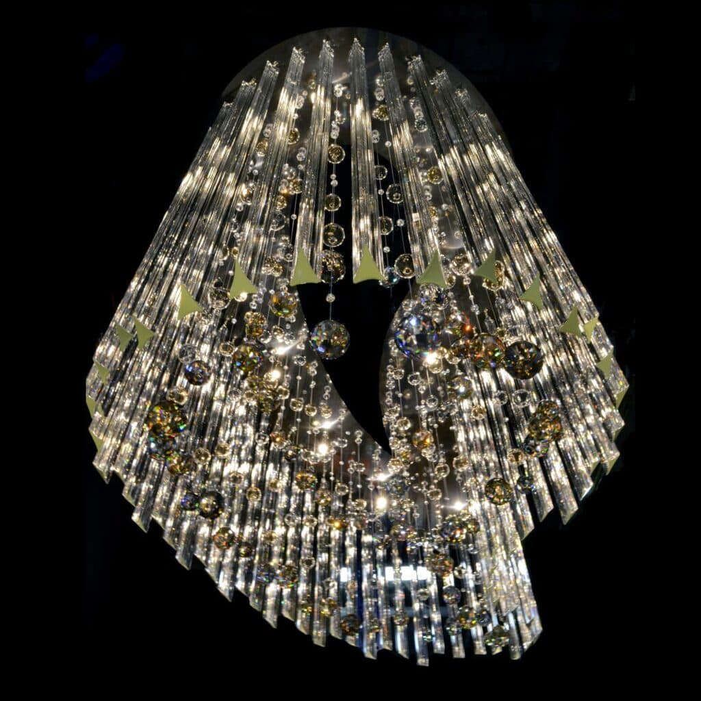 Elegant chandelier enhancing refined interiors