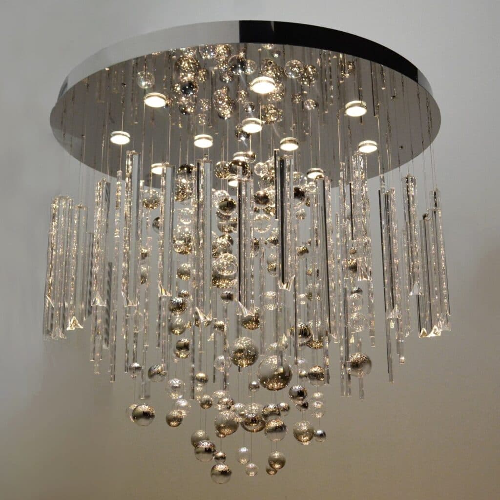 Unique handmade chandelier for classic interiors