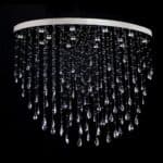 Crystal masterpiece illuminating stylish interiors