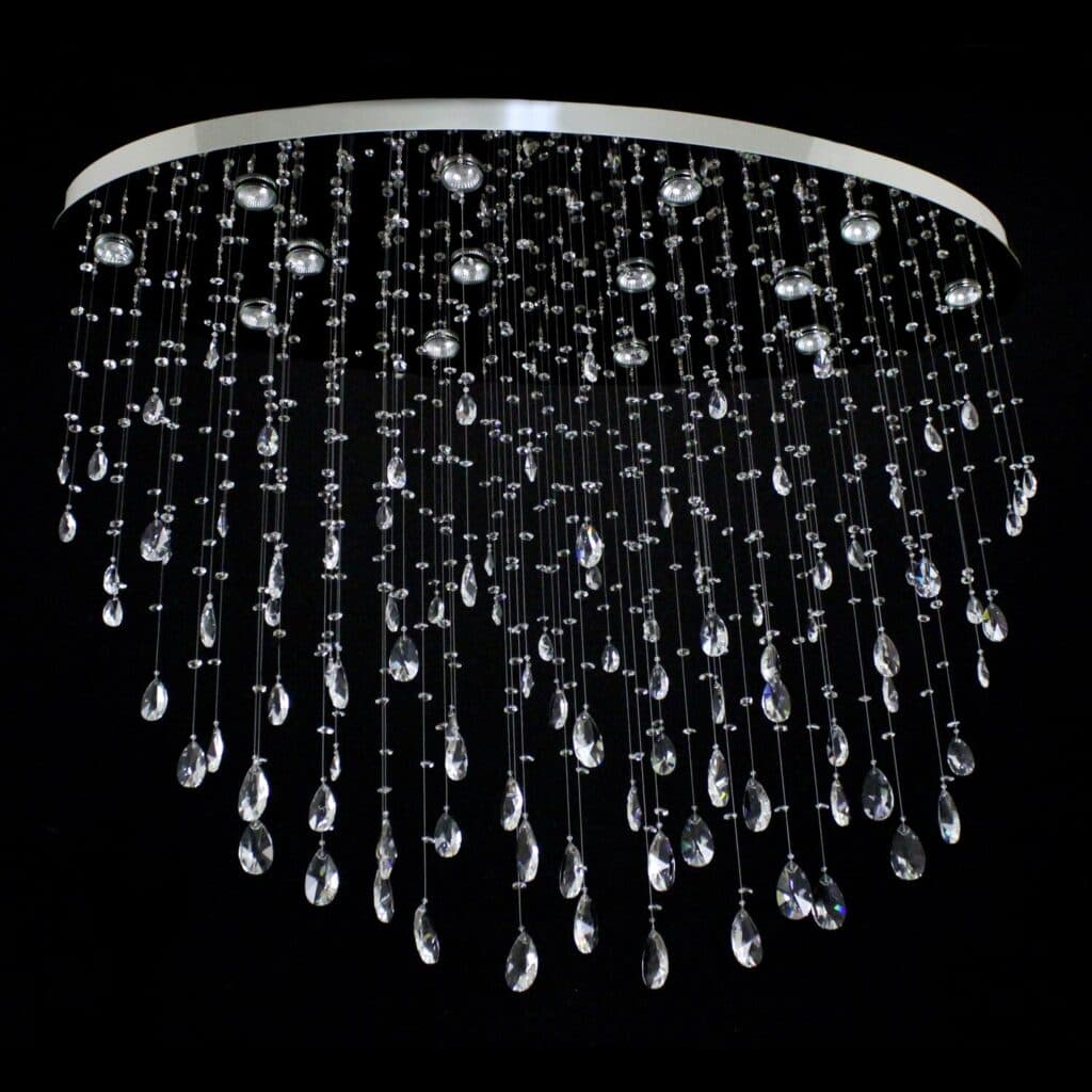 Luxury chandelier designed for architectural interiors