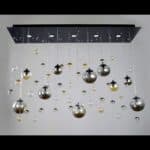 Luxury crystal chandelier by Magnolia Blossom Interiors