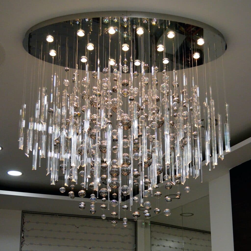 Handmade chandelier symbolizing luxury craftsmanship