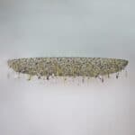 Luxury interior lighting with crystal elements