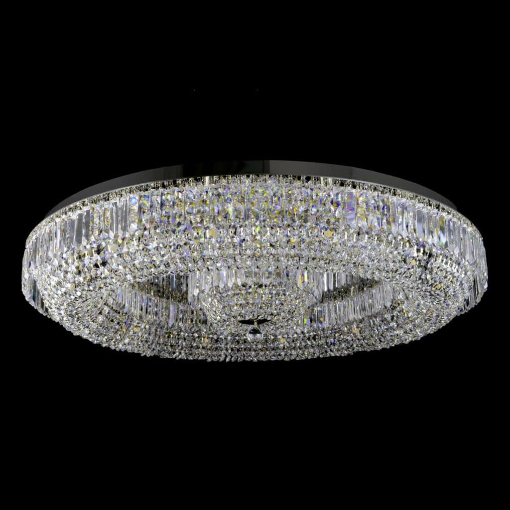 Luxury crystal chandelier by Magnolia Blossom Interiors