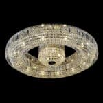 Crystal chandelier for luxury dining or living area