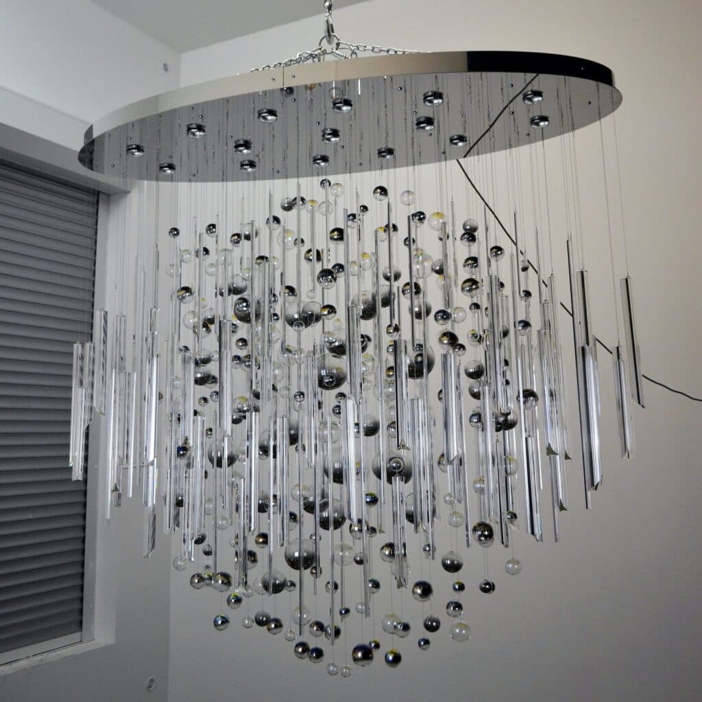 Unique bespoke lighting piece by Magnolia Blossom Interiors