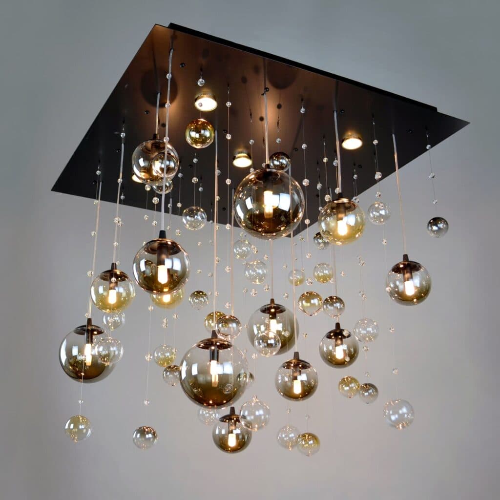 Handcrafted chandelier celebrating timeless elegance