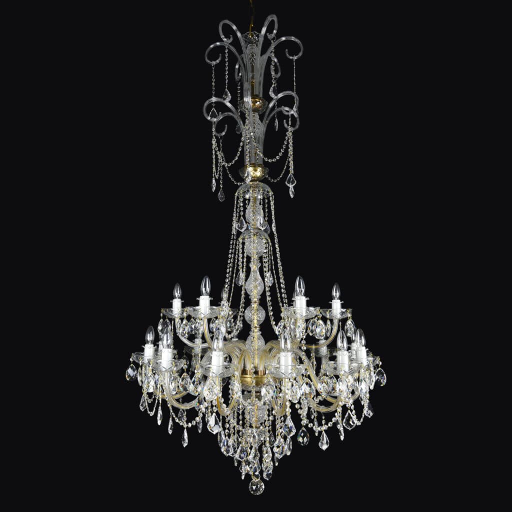 Unique handmade chandelier for classic interiors