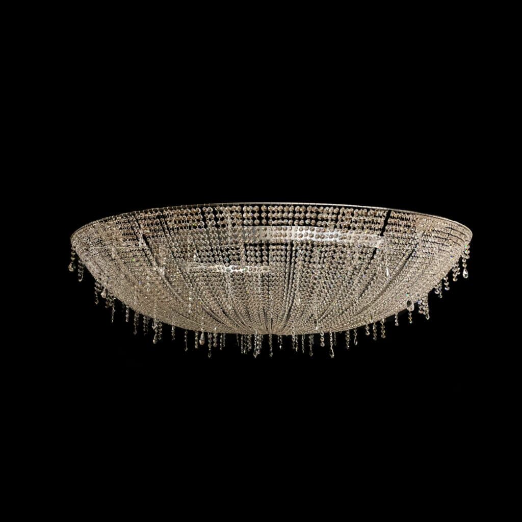 Elegant light fitting made from fine materials