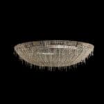 Elegant light fitting made from fine materials