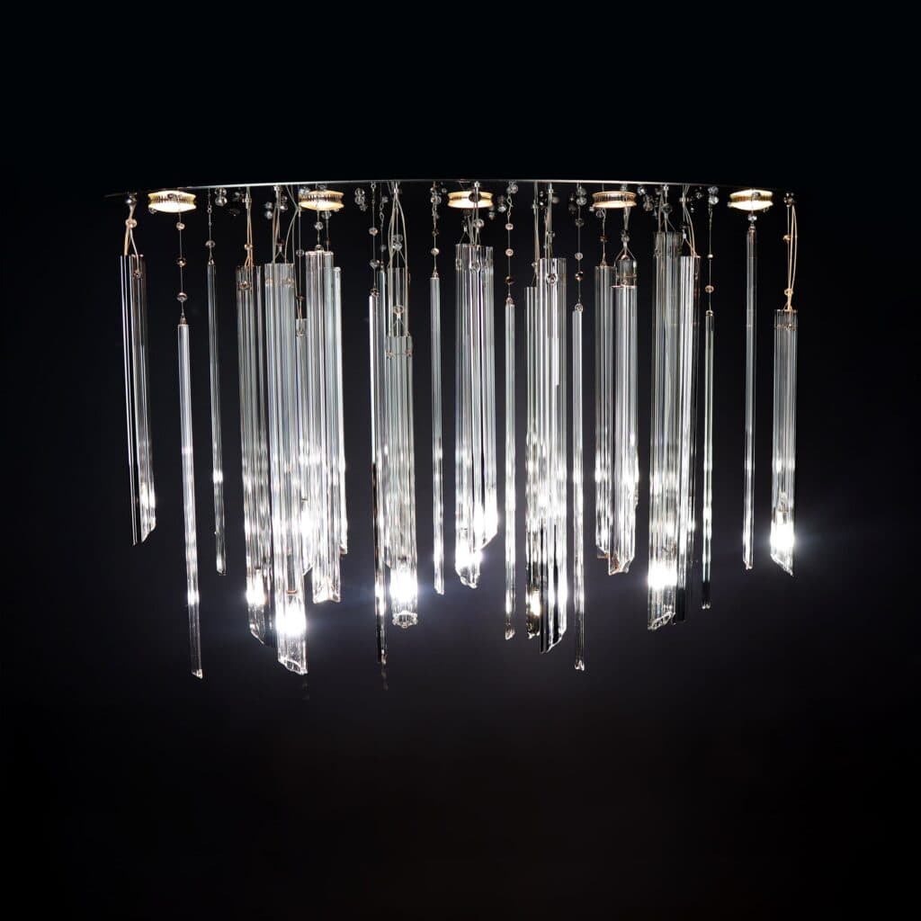 Elegant chandelier enhancing refined interiors