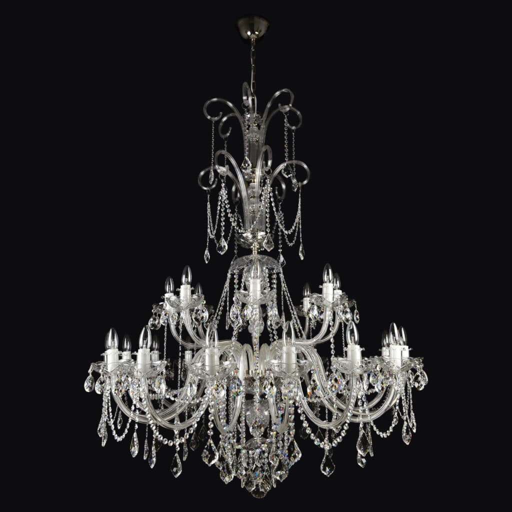 Artisanal lighting crafted from glass and metal