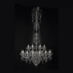 Luxury interior decor with bespoke chandelier