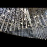 Luxury crystal chandelier by Magnolia Blossom Interiors