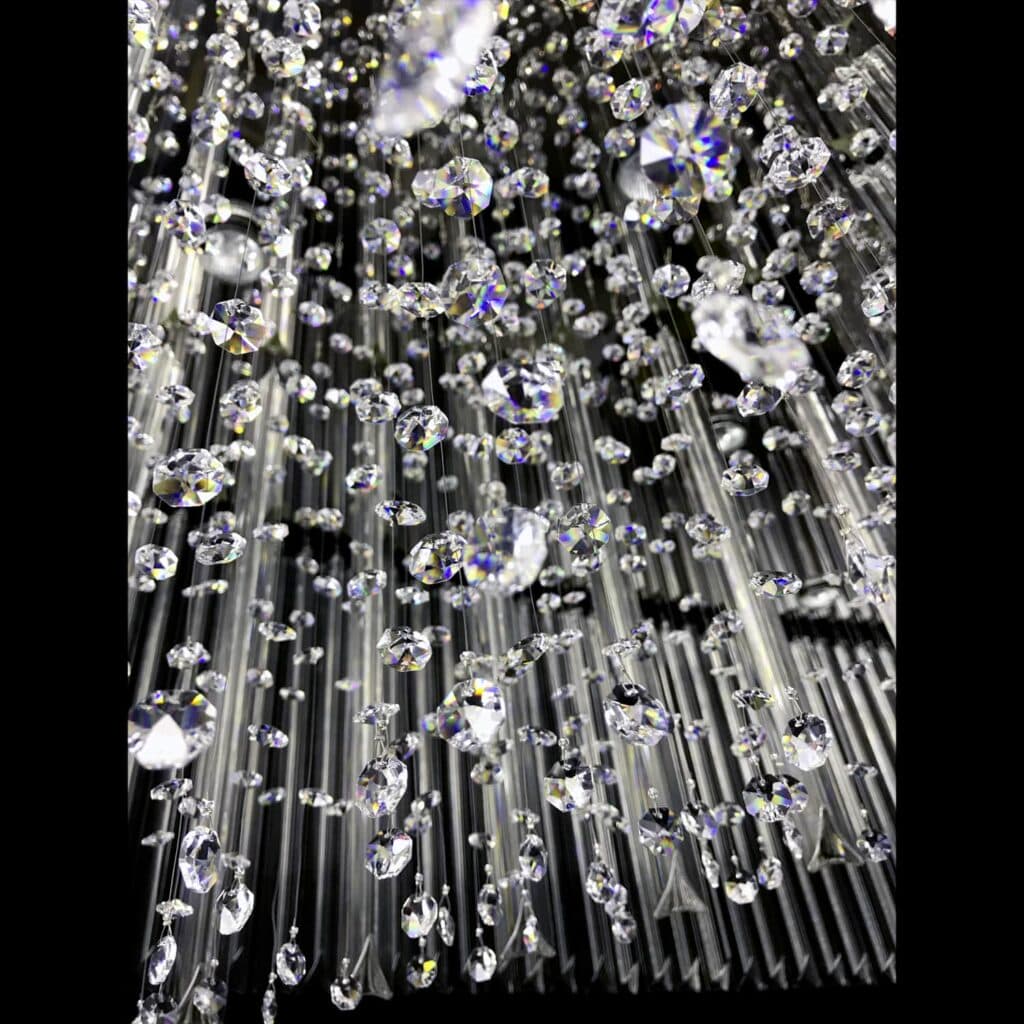 Premium glass chandelier made with craftsmanship