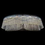 Crystal chandelier adding glamour to interiors