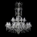 Luxury crystal chandelier by Magnolia Blossom Interiors