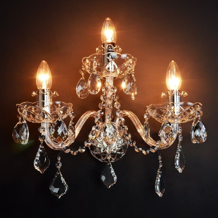 Crystal masterpiece illuminating stylish interiors