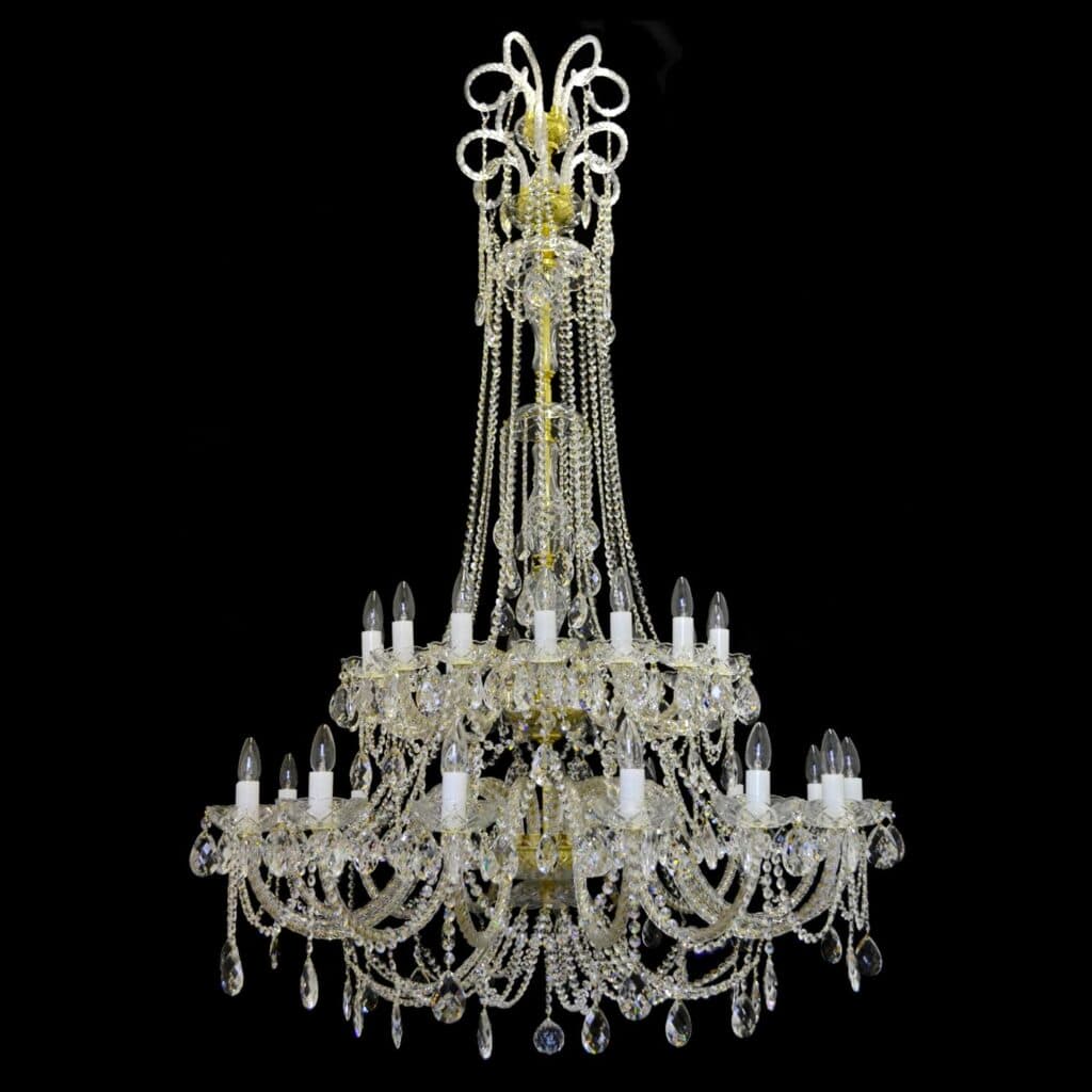 Handcrafted chandelier celebrating timeless elegance
