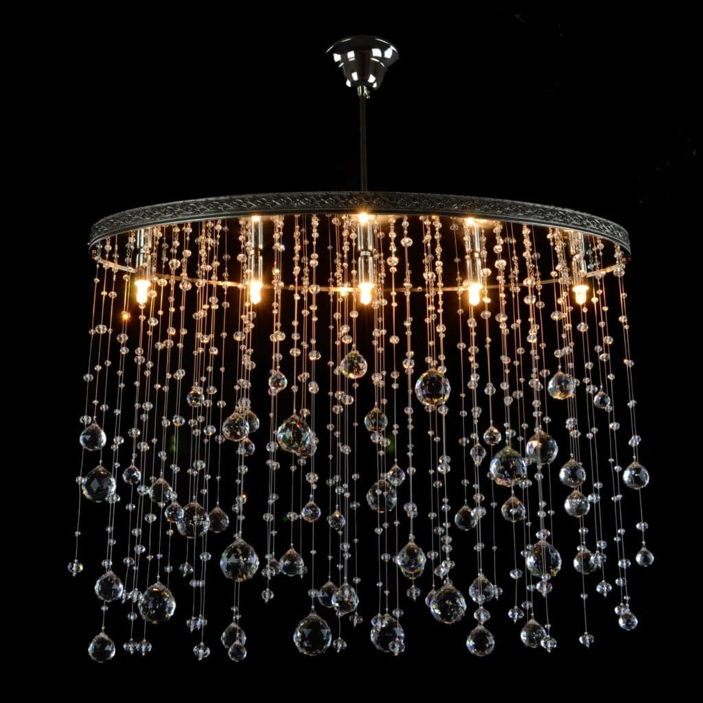 Artisanal lighting crafted from glass and metal