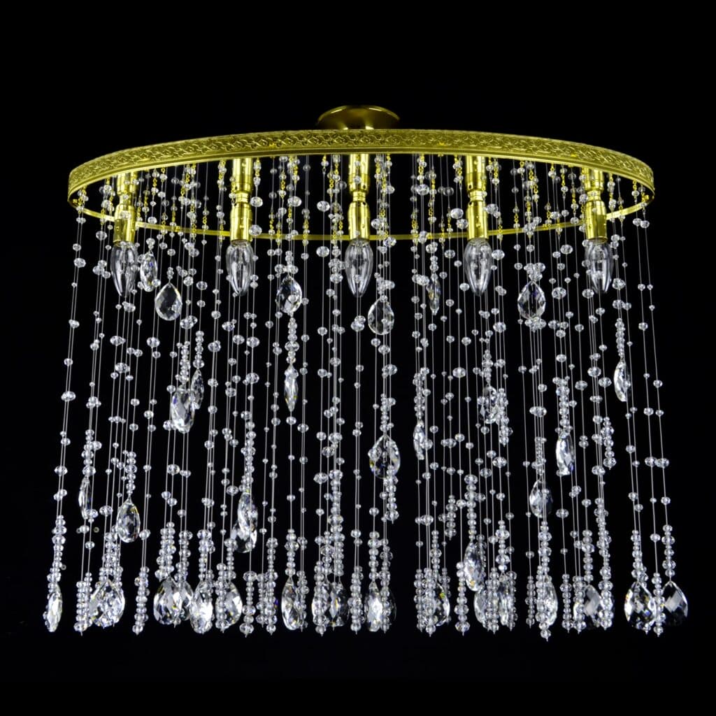 Elegant crystal lighting created with precision
