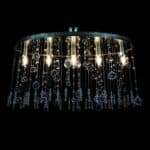Crystal chandelier for luxury dining or living area