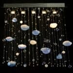 Elegant lighting centerpiece by Magnolia Blossom Interiors