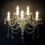 Contemporary crystal lighting by Magnolia Blossom Interiors