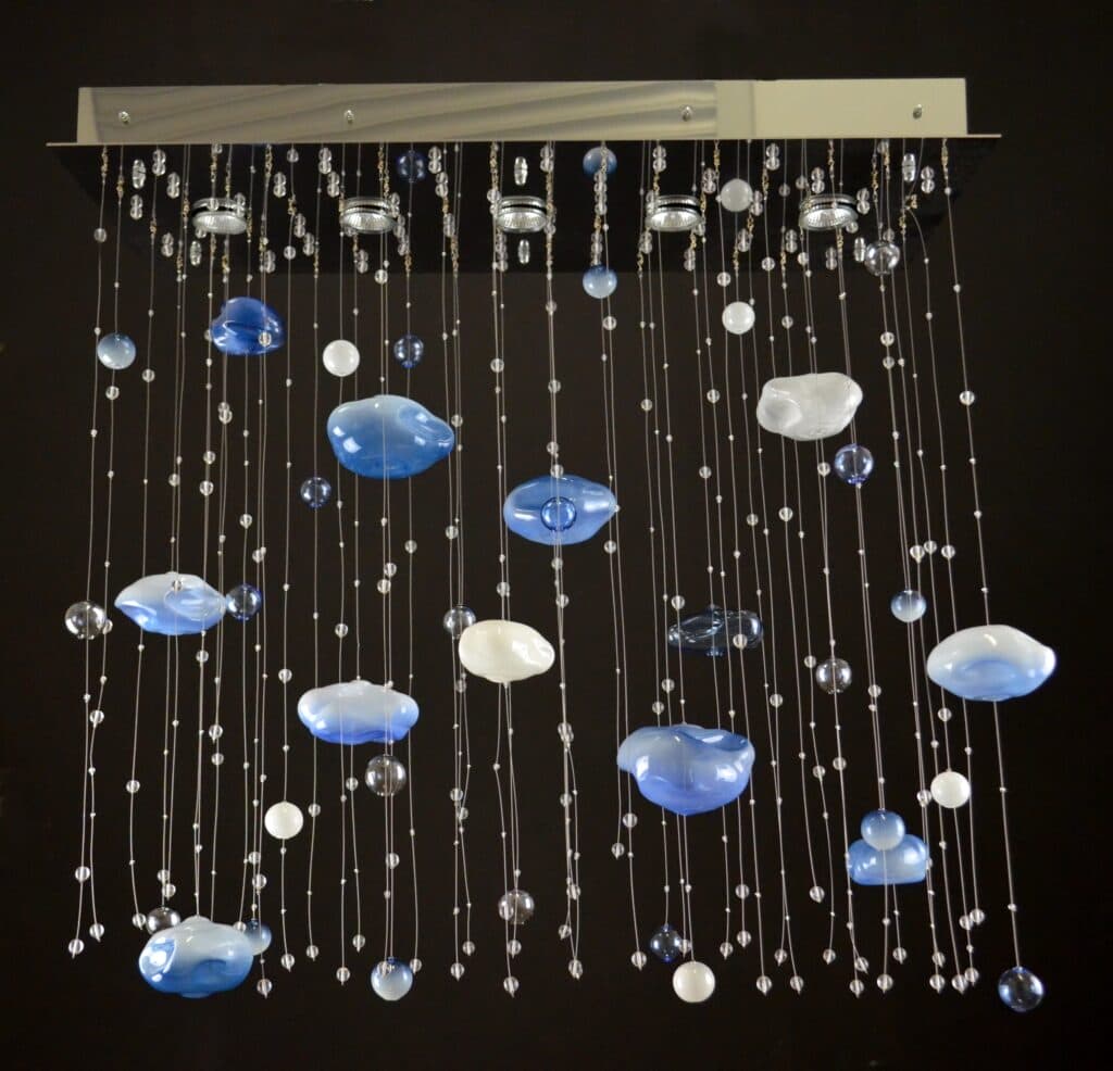 Luxury chandelier design inspired by nature and light