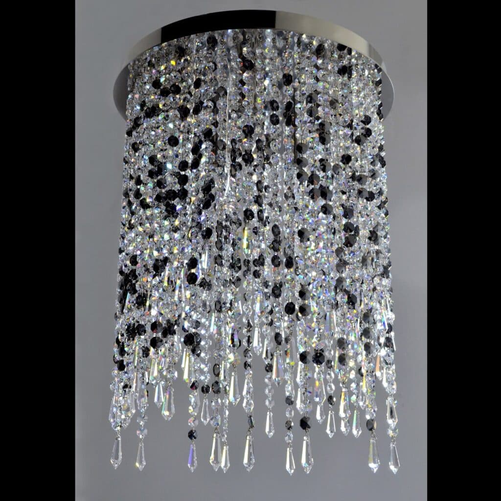 Contemporary crystal lighting by Magnolia Blossom Interiors