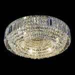 Crystal chandelier illuminating premium interiors