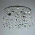 Luxury crystal chandelier by Magnolia Blossom Interiors