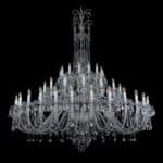 Crystal masterpiece illuminating stylish interiors