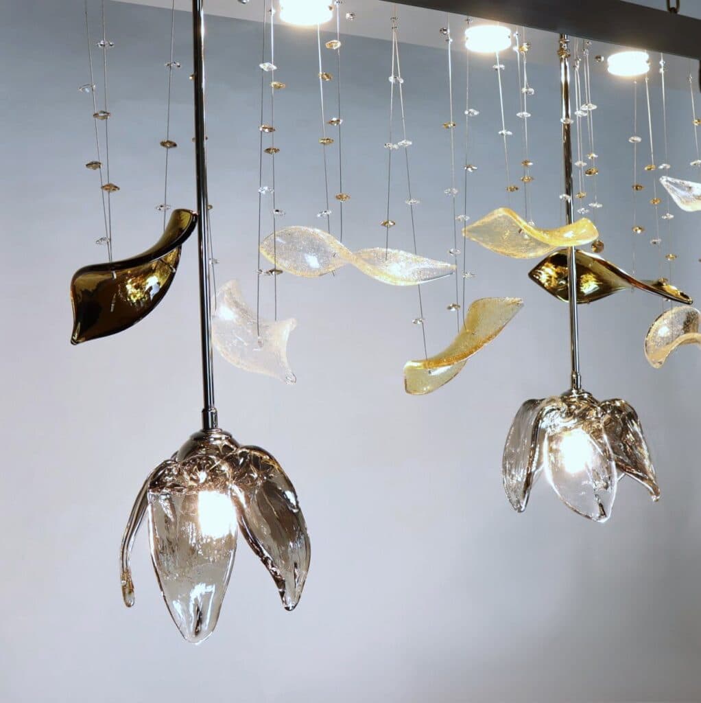 Elegant handmade lighting feature for homes