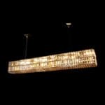 Luxury crystal chandelier by Magnolia Blossom Interiors
