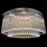 Designer lighting installation with bespoke details