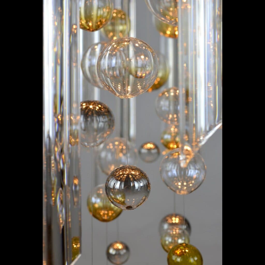 Luxury chandelier design inspired by nature and light