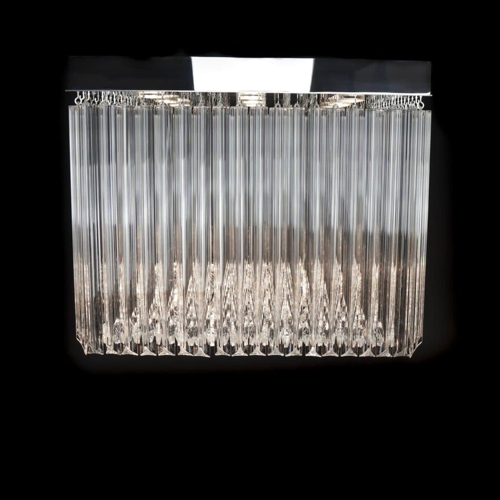Modern chandelier inspired by traditional craftsmanship