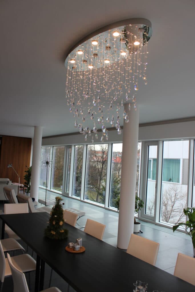 Elegant chandelier enhancing refined interiors