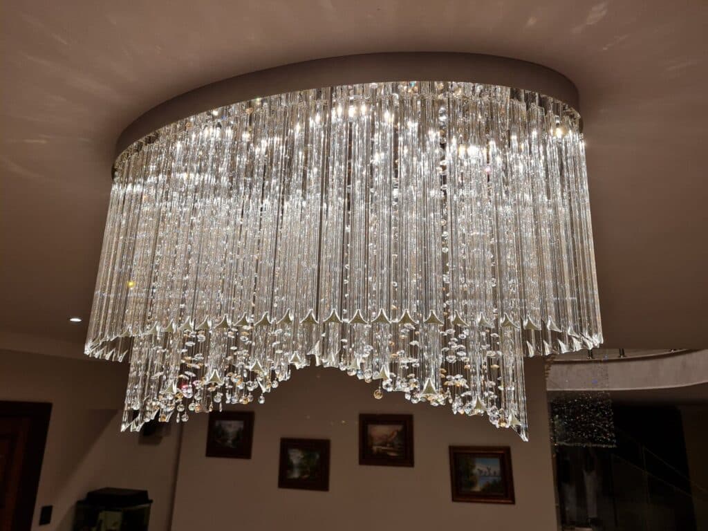 Modern luxury lighting fixture for living room