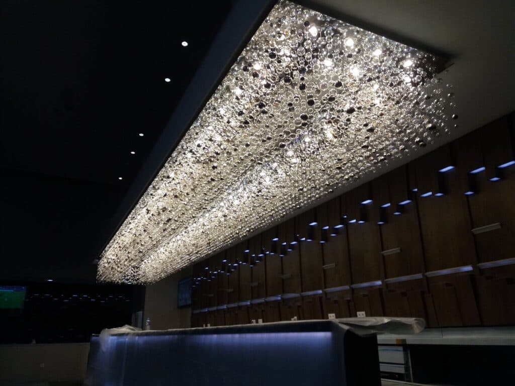 High-end interior lighting with elegant design