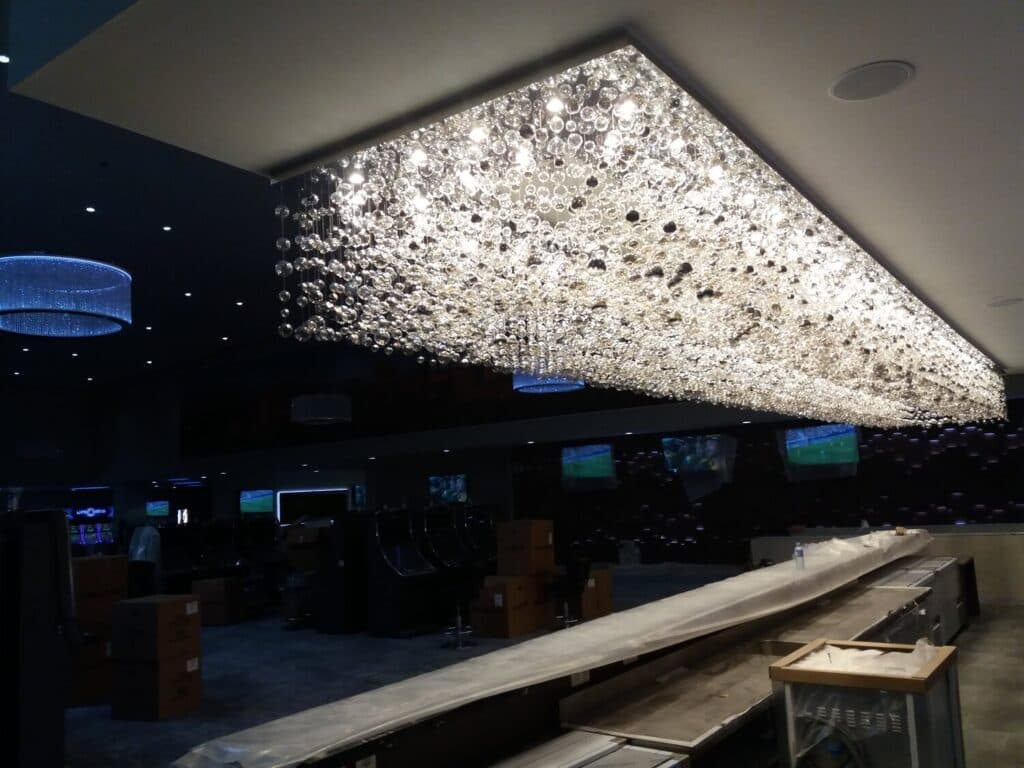 Bespoke lighting creation for exclusive spaces