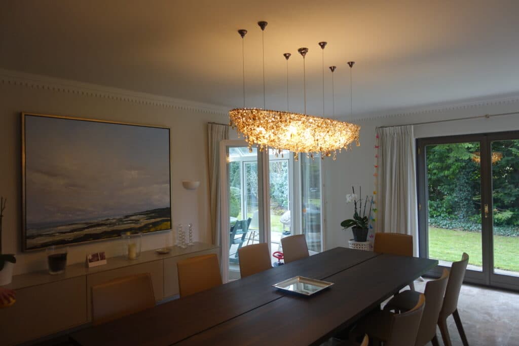 Luxury lighting decor element for premium homes