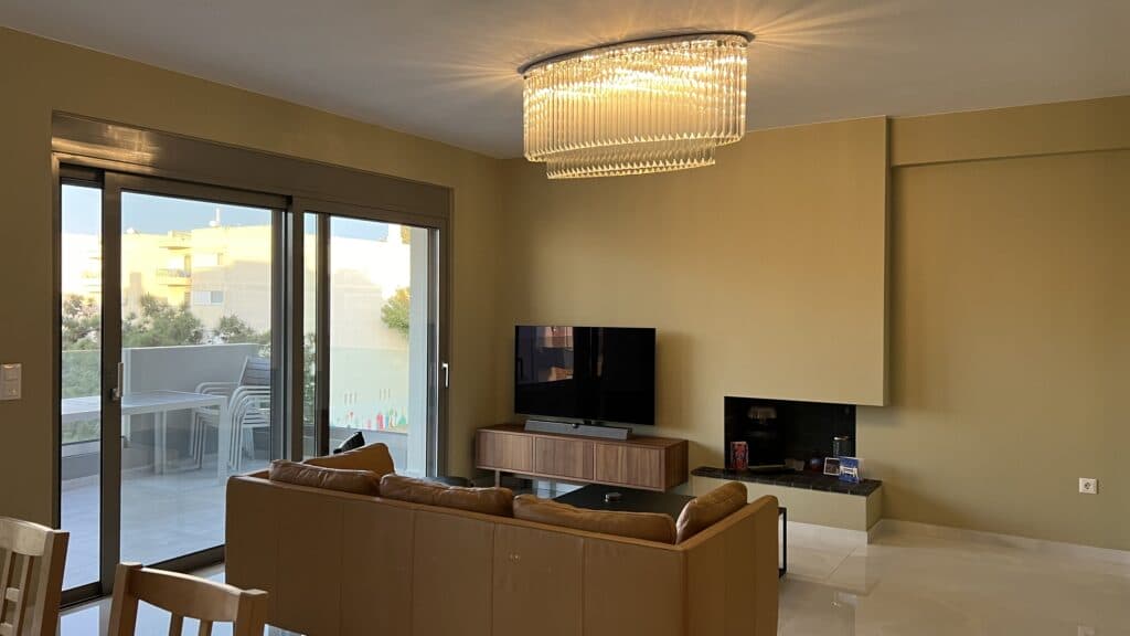 Luxury glass lighting fixture for home interiors