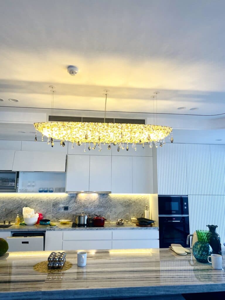 Elegant chandelier design enhancing home atmosphere