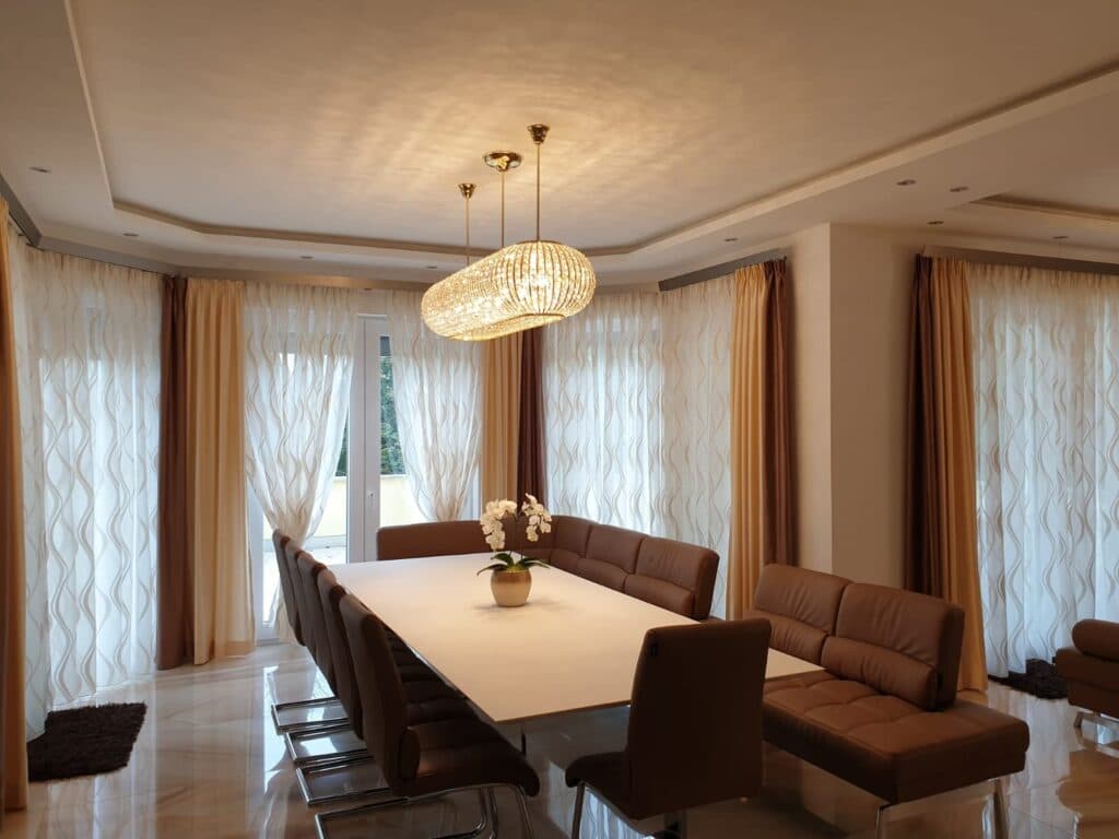 Crystal masterpiece illuminating stylish interiors