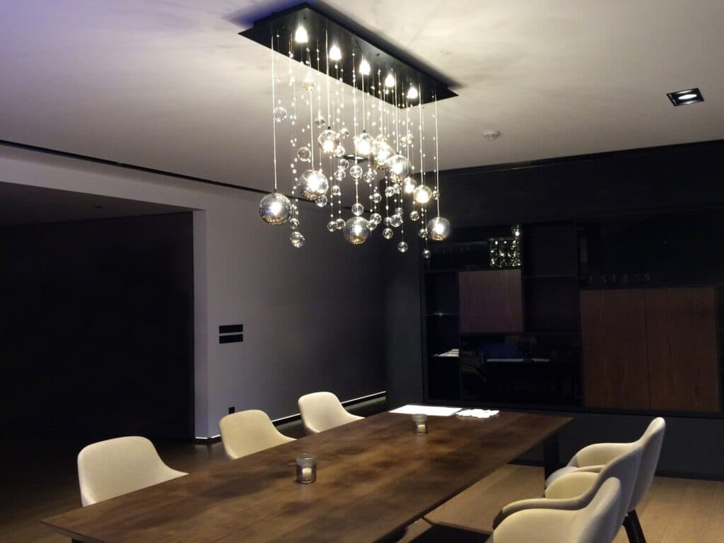 Artistic bespoke chandelier for designer spaces